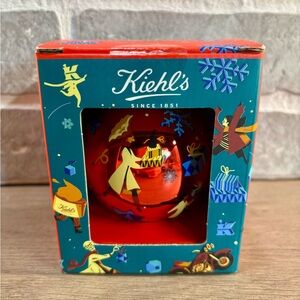 Kiehls x Icinori Christmas Ornament Red Ball NIB Art Deco